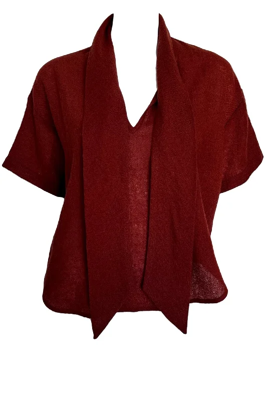 Betty Blouse High Neck Blouse