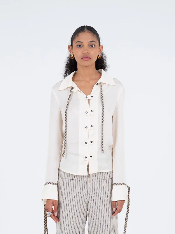 Brooklyn blouse Embroidered Cotton Blouse