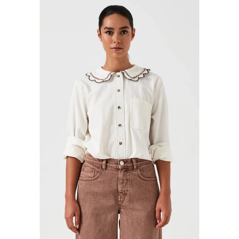 Delilah Blouse Ecru Vintage Lace Blouse