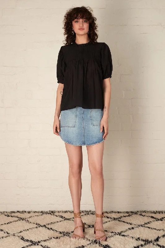 Esmaee - Clara Blouse - Black Modern Oversized Blouse