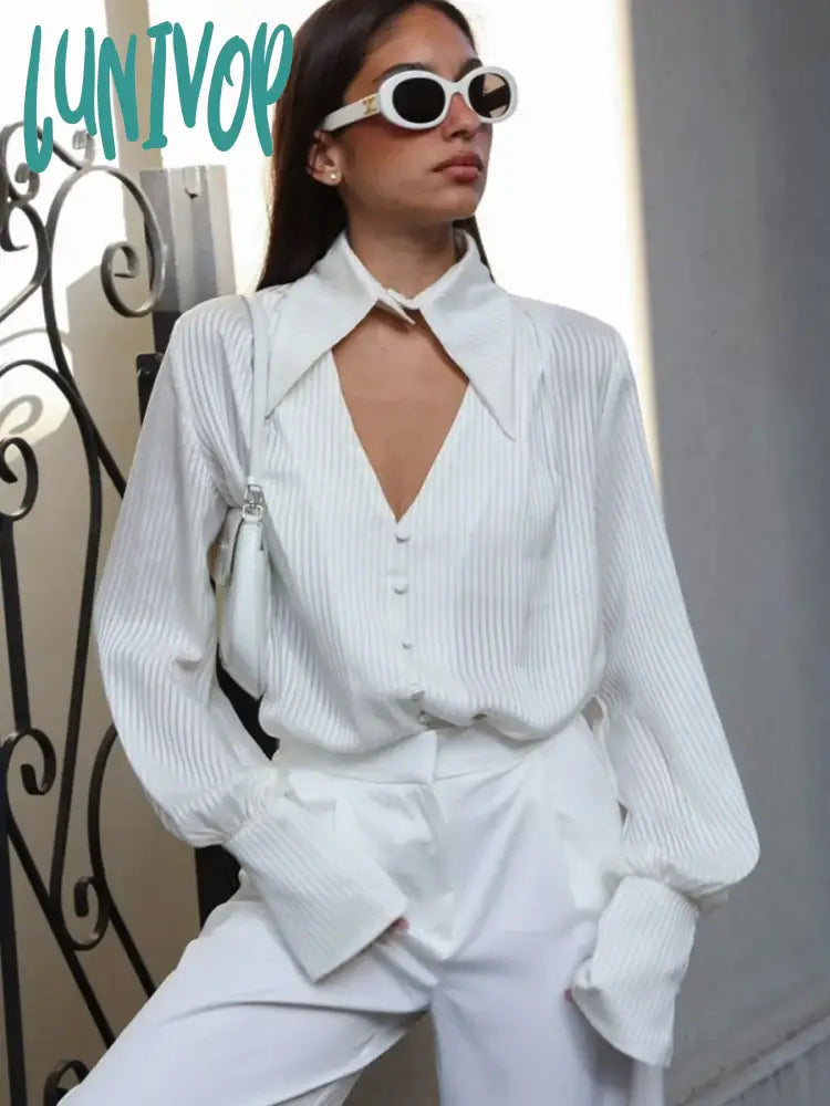 Lunivop Elegant Solid Color Women's Blouse Spring New Removable Collar Long Sleeve Button Blouses Female Casual Fashion Shirt Tops Collared Satin Blouse Lunivop Elegant Solid Color Women's Blouse Spring New Removable Collar Long Sleeve Button Blouses Female Casual Fashion Shirt Tops Collared Satin Blouse