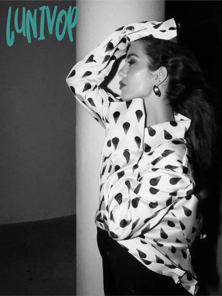 Lunivop Women's Casual Printed Blouses 2024 Spring New Chic Long Sleeve Lapel Collar Button Up Blouse Lady Elegant Fashion Shirt Tops Off-Shoulder Wrap Blouse Lunivop Women's Casual Printed Blouses 2024 Spring New Chic Long Sleeve Lapel Collar Button Up Blouse Lady Elegant Fashion Shirt Tops Off-Shoulder Wrap Blouse