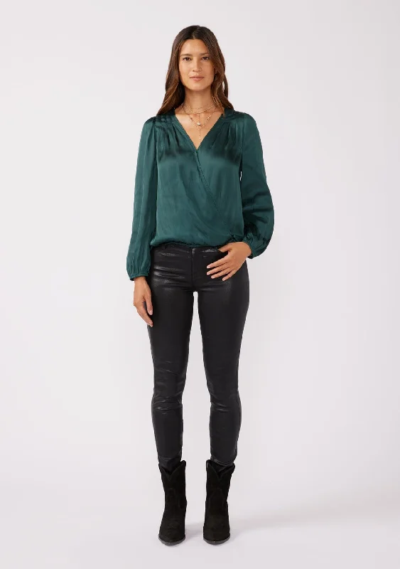 Ramona Surplice Blouse Office Formal Blouse