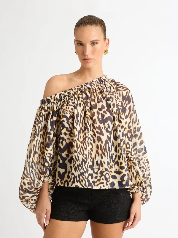 SAVANNAH BLOUSE Feminine Ruffle Blouse