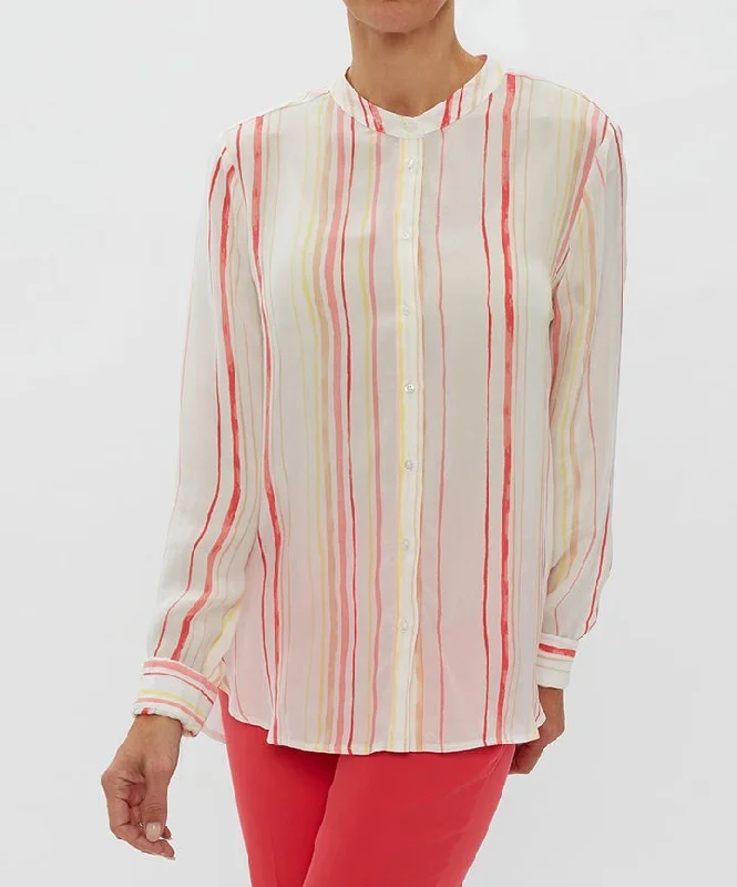 Val Long Sleeve Blouse 449747 Vintage Polka Blouse