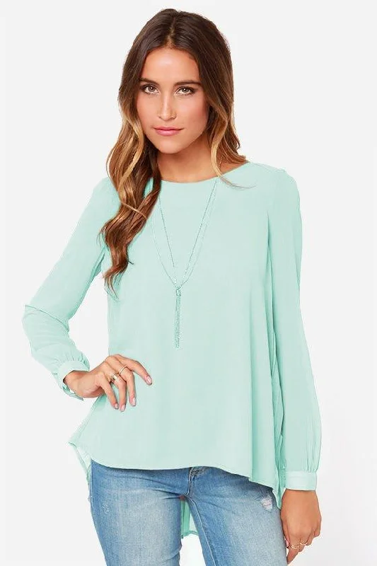 Full Size Round Neck Back Pleated Blouse Sleeveless Chiffon Blouse