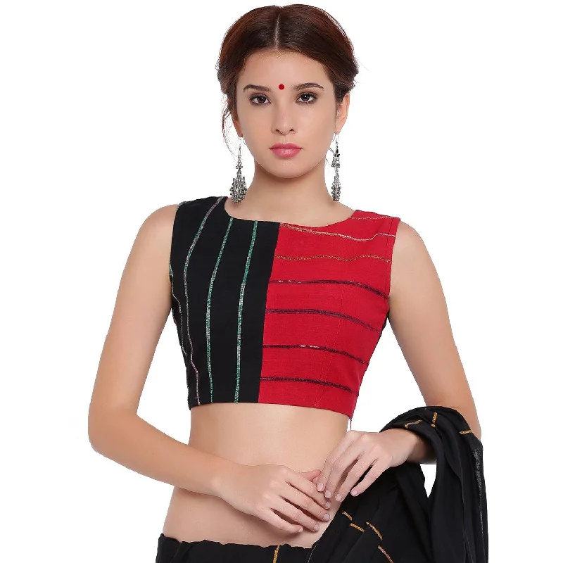 Khesh Sleeveless Blouse Satin Long Blouse