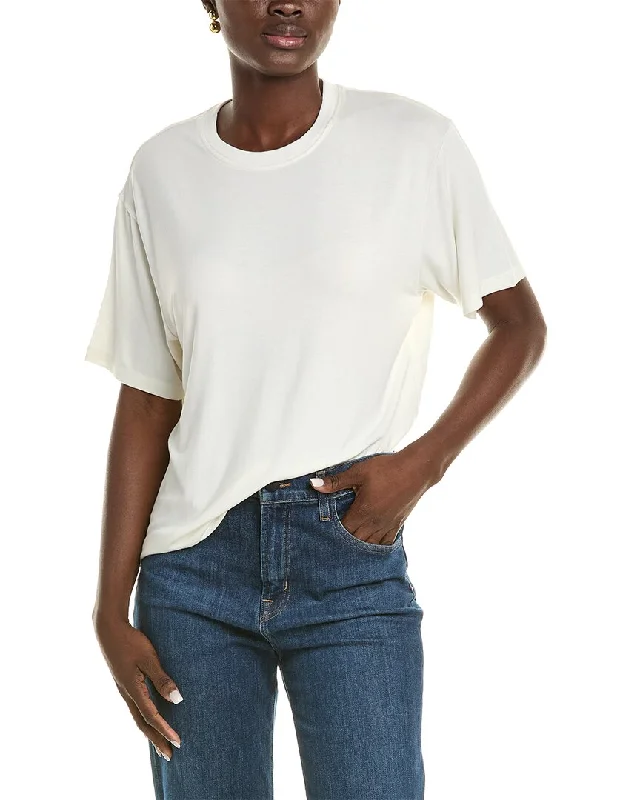 ATM Anthony Thomas Melillo Jersey T-Shirt Collared T-Shirt Boat Neck A-Line