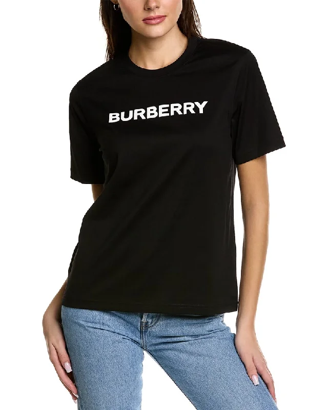 Burberry Logo T-Shirt Zippered Front Buttoned Front Snap Front