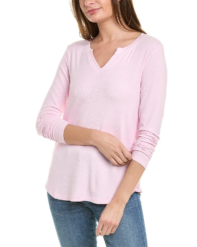 cabi Simple T-Shirt Spandex Blend Rayon Blend Denim Blend