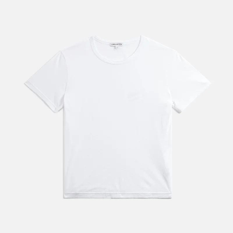 Cotton Citizen The Standard Tee - White Print Jacquard Patchwork