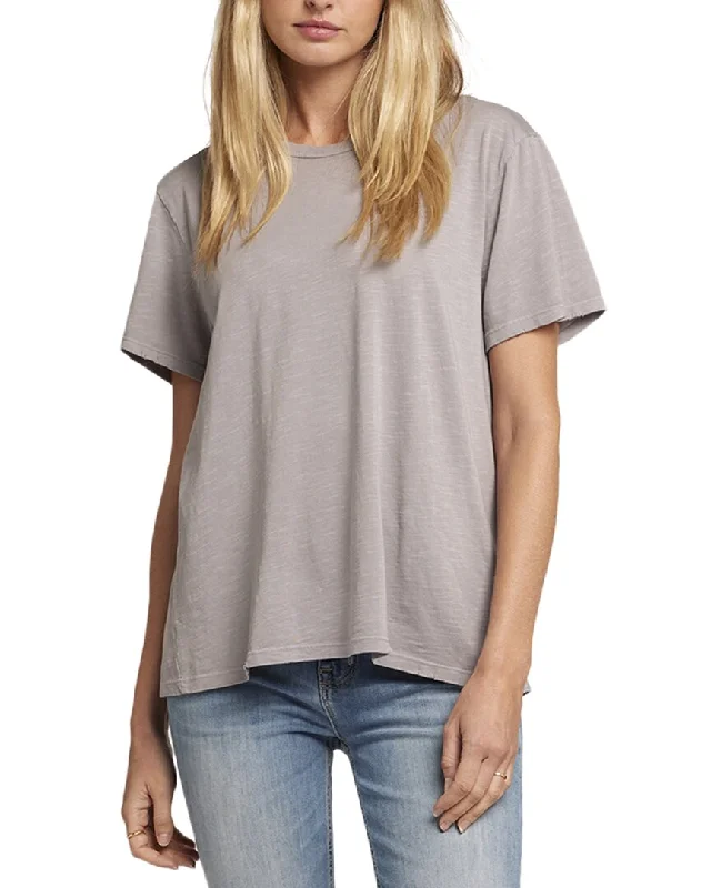 Current/Elliott The Spark T-Shirt Striped Floral Plaid