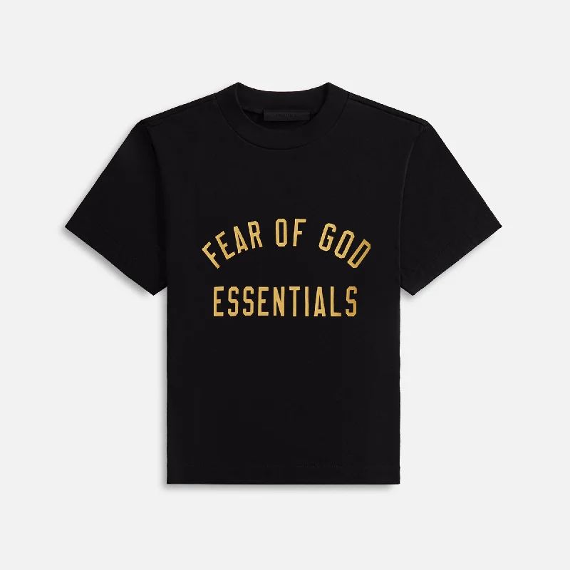 Essentials Tri-Blend Crewneck Tee - Black Hooded Caped Shawl Collar