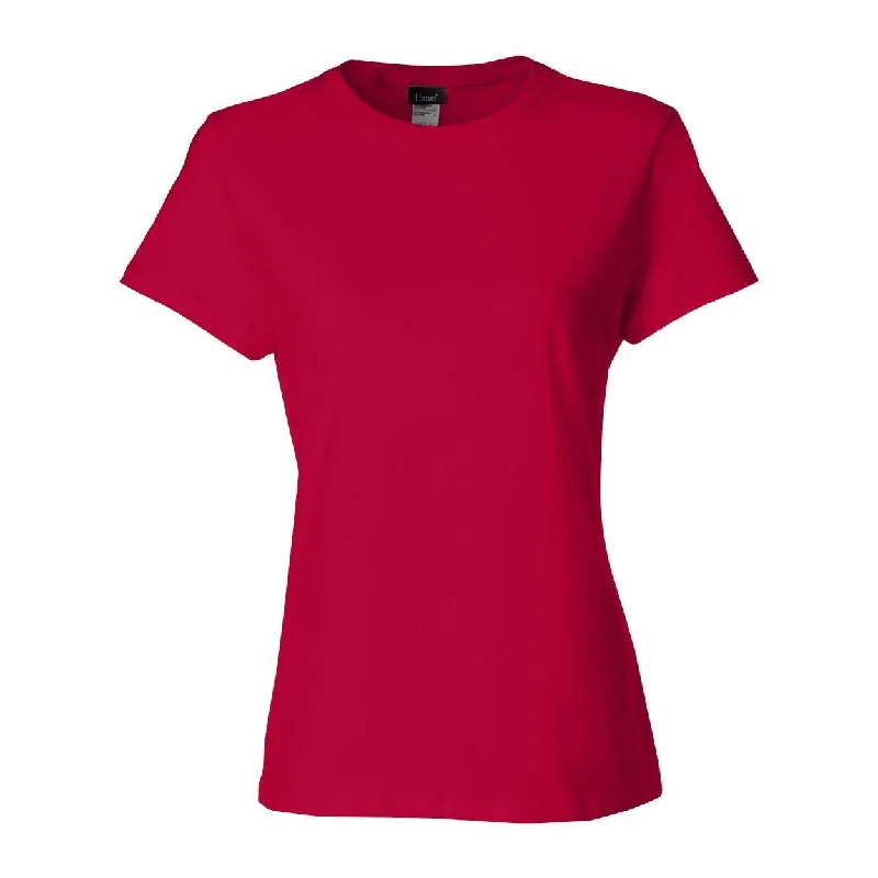 Hanes Perfect-T Womens T-Shirt Sequined Glittery Shiny
