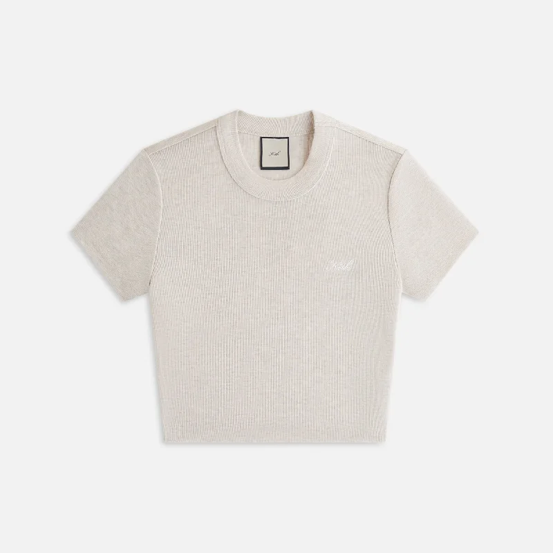Kith Women Mulberry Tee II - Sandy Heather Striped Floral Plaid