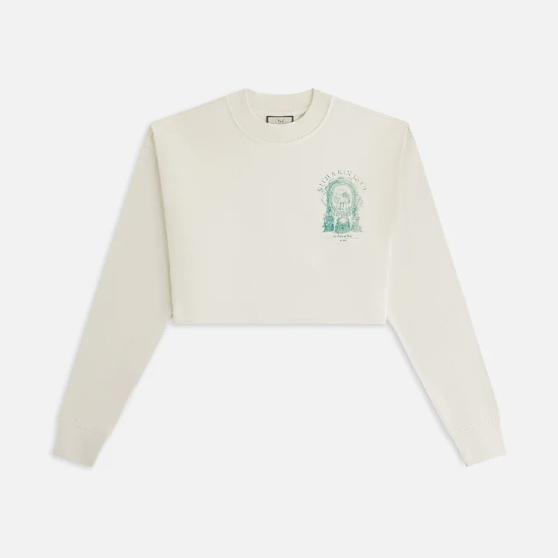 Kith Women Int'l Jasper Long Sleeve Tee - Nano Graphic T-Shirt Round Neck Polyester