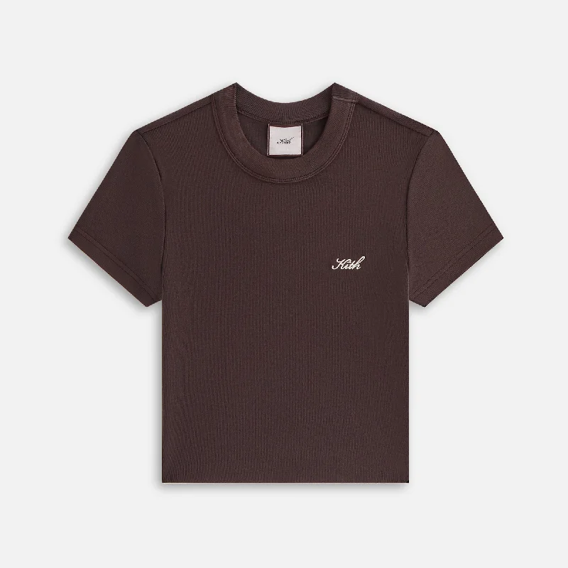 Kith Women Mulberry Tee II - Incognito Fleece Nylon Spandex