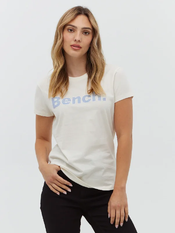 Leora Outline Logo T-Shirt Layered Multi-layer Single Layer