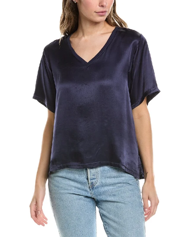 Nation LTD Bennie Oversized T-Shirt Plaid T-Shirt Polka Dot Checkered