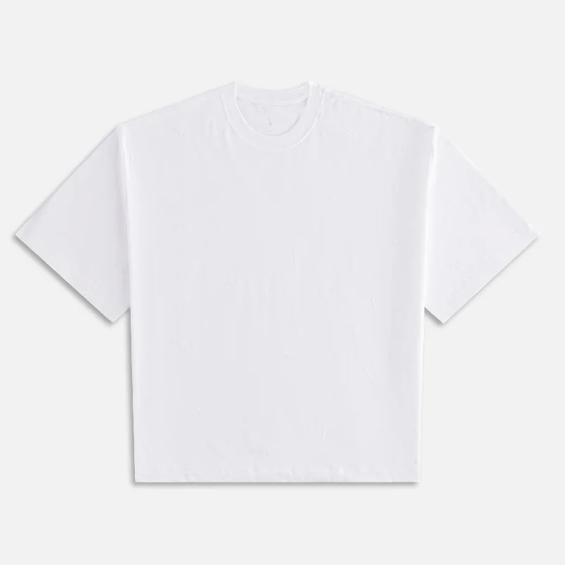 Nike x Jacquemus Tee - White Rayon Fabric Velvet Fabric Corduroy Fabric