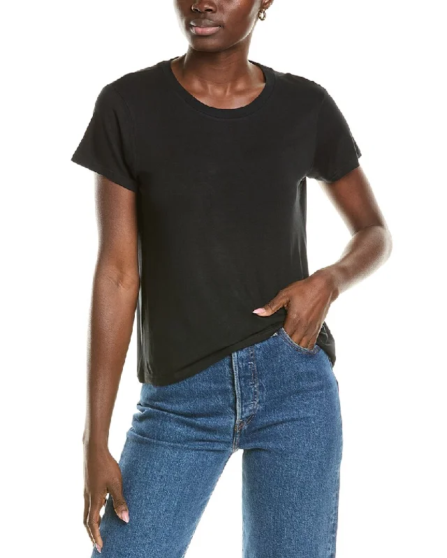 Splendid Knit T-Shirt Cashmere Blend Cotton Blend Poly Blend