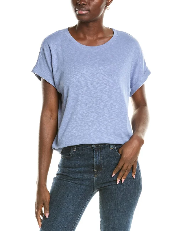 Splendid Slub T-Shirt Welt Pockets Slit Pockets Flap Pockets