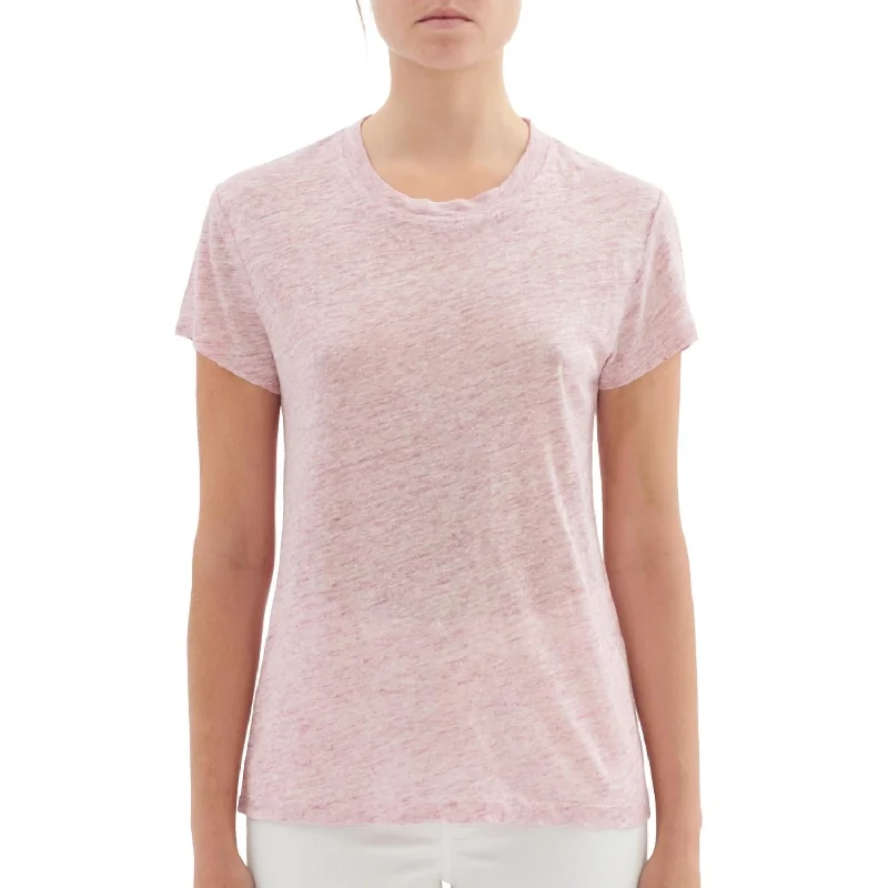 Third T-Shirt In Mixed Light Pink Collared Crew Neck Turtle Neck