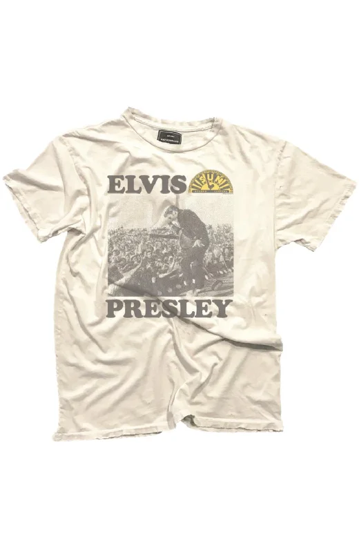 Women's Elvis Sun Records Tee In White Casual Formal Business
