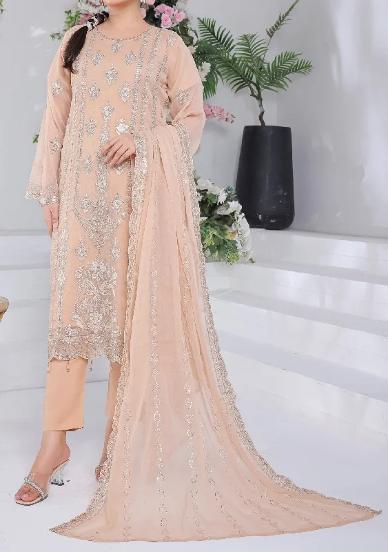 Bin Hameed Suffha Luxury Embroidered Chiffon Dress