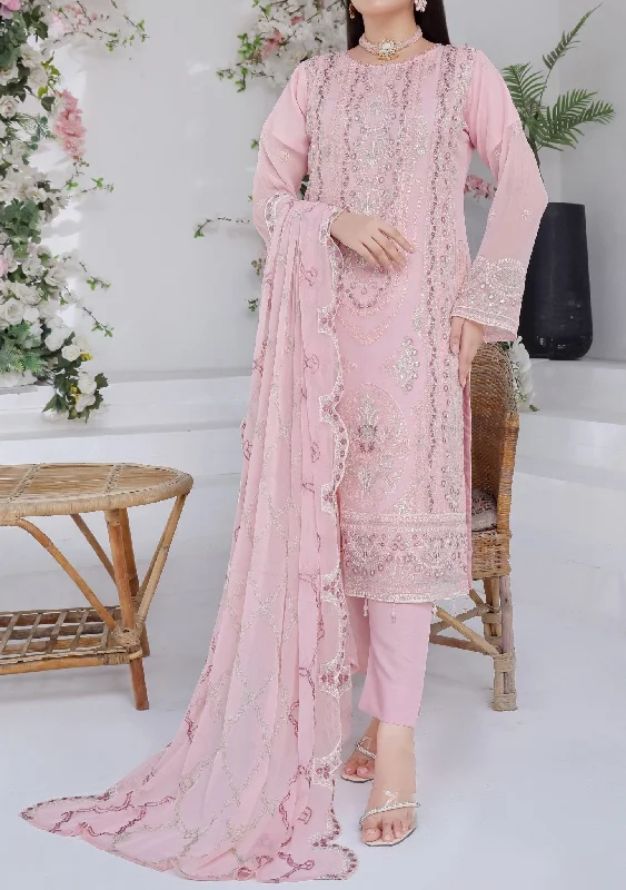 Bin Hameed Suffha Luxury Embroidered Chiffon Dress