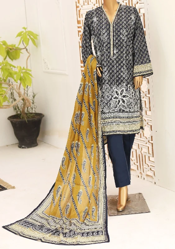 Bin Saeed Ready Made Embroidered Cotton Dress
