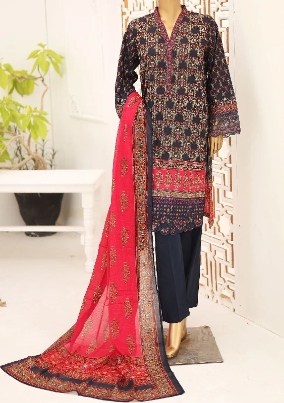 Bin Saeed Ready Made Embroidered Cotton Dress