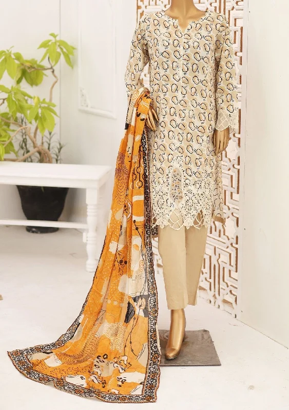 Bin Saeed Ready Made Embroidered Cotton Dress