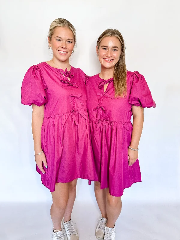Entro bow  dress