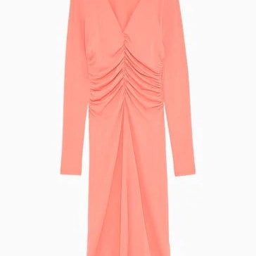 Patrizia Pepe Gathered Dress