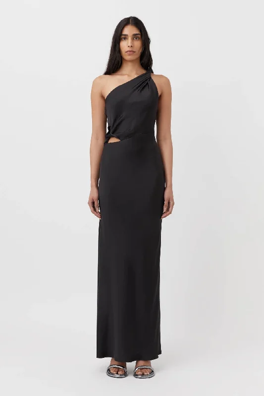 Senara Twist Dress - Black