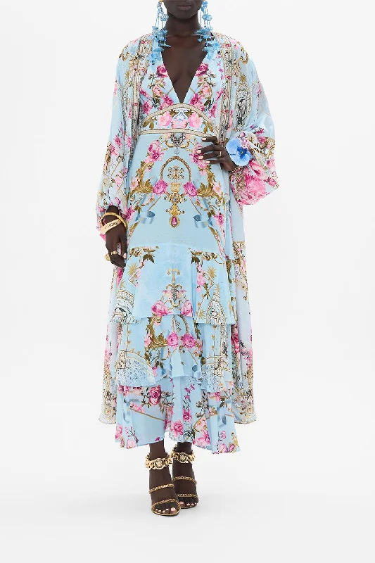 Tiered Ruffle Hem Dress - Down the Garden Path
