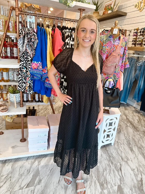 Sweet Lovely Swiss Dot Maxi Dress Elegant Velvet Maxi Dress