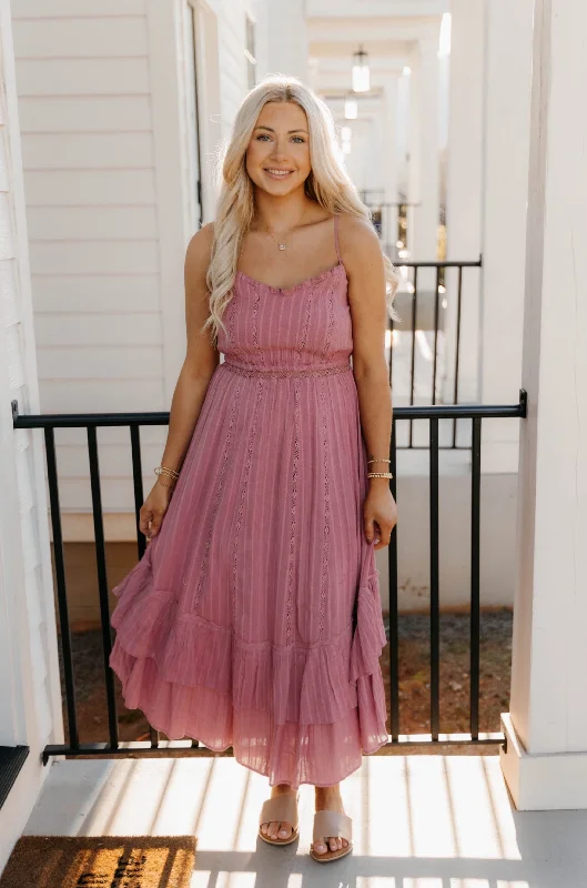 Z Supply Rose Maxi Dress - Final Sale 50% off in cart Classic Tulle Maxi Dress
