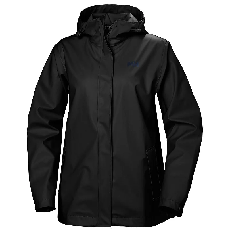 Helly Hansen Women's Black Moss Jacket Lace Jacket Ribbed Jacket Sequined Jacket