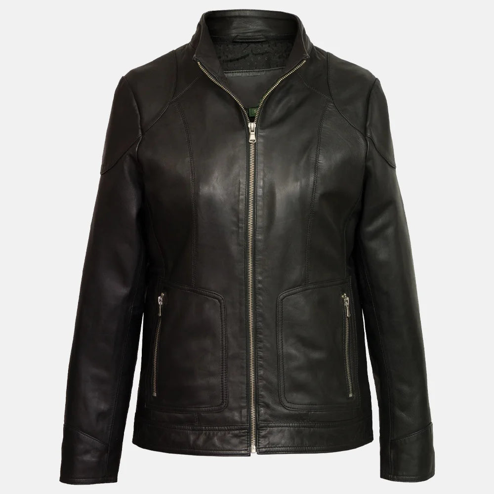 Avalanche Women Hooded Leather Jacket Herringbone Jacket Houndstooth Jacket Plaid Jacket Avalanche Women Hooded Leather Jacket Herringbone Jacket Houndstooth Jacket Plaid Jacket
