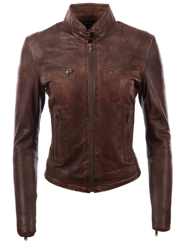 CRD9 Women's Original Jacket - Nevada Brown Knit Fabric Woven Fabric Fleece Fabric