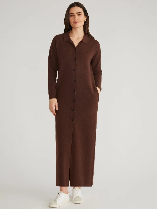 Christine: Button Down Maxi Dress Classic Strapless Maxi Dress