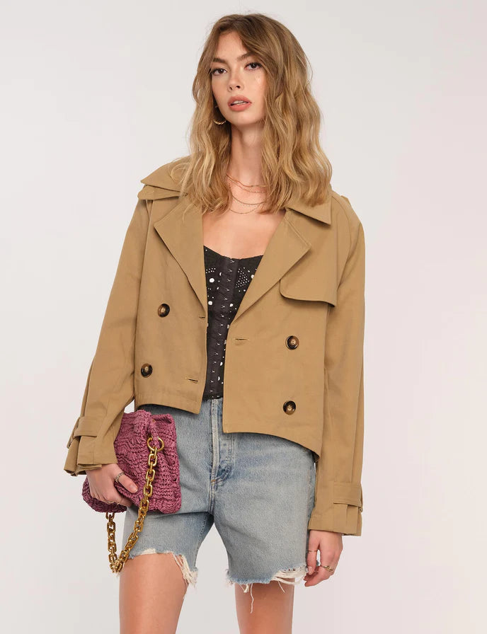 Emma Jacket Toggled Jacket Drawstring Jacket Belted Jacket