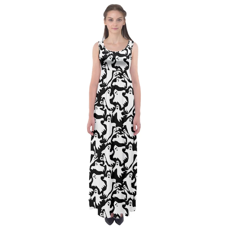 Ghosts Empire Waist Maxi Dress Chic Off-Shoulder Maxi Dress