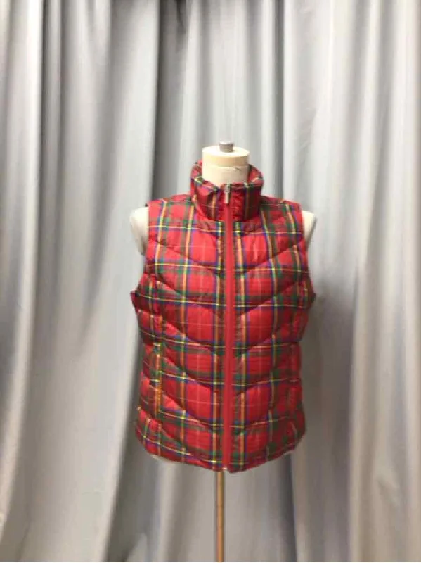 LANDS END SIZE SMALL Ladies JACKET Welt Pockets Slit Pockets Flap Pockets