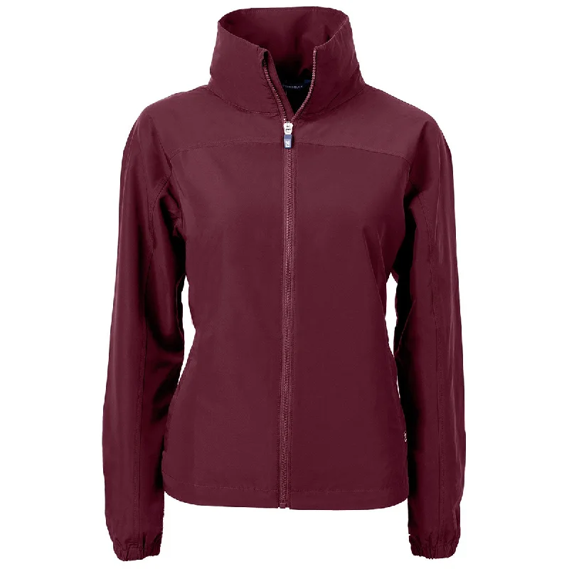 Cutter & Buck Women's Bordeaux Charter Eco Recycled Full Zip Jacket Snapped Jacket Toggled Jacket Drawstring Jacket