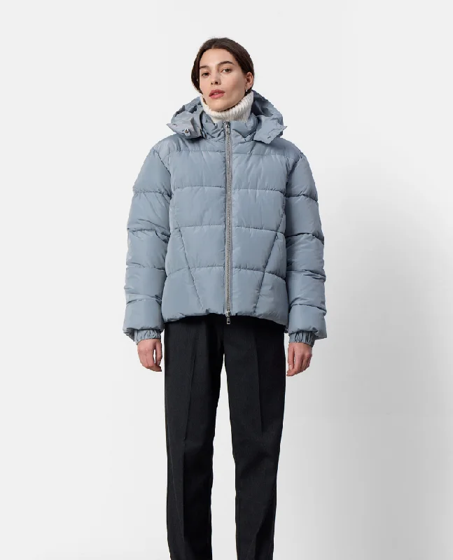 Levete Room Hope Short Monument Grey Padded Jacket Quilted Jacket Puffer Jacket Insulated Jacket