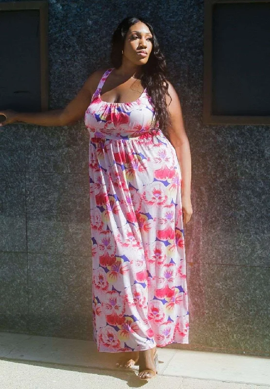Lucy Maxi Dress Fashionable High-Waist Maxi Dress