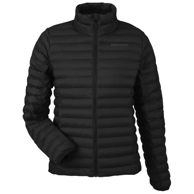 Marmot Women's Black Echo Featherless Jacket Herringbone Jacket Checkered Jacket Solid Jacket